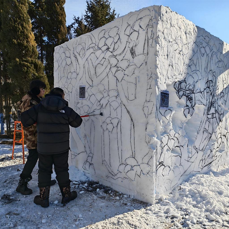 喜报|看球师生斩获2026第十八届国际大学生雪雕大赛一等奖! 喜报|看球师生斩获2026第十八届国际大学生雪雕大赛一等奖!