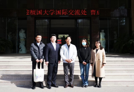 韩国檀国大学来看球交流洽谈 韩国檀国大学来看球交流洽谈
