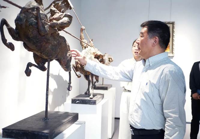 河南省教育厅副厅长刁玉华到看球调研指导工作 图片