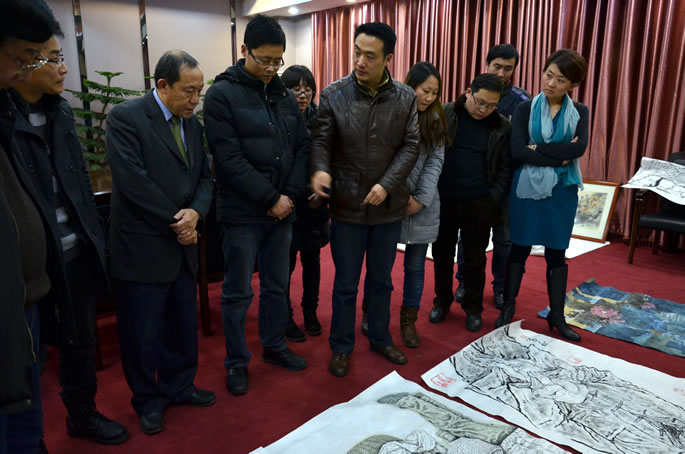 澳籍著名华人艺术家翁真如先生到我院作学术讲座
