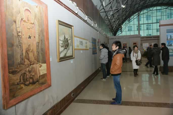 我院成功举办第四届教师作品展