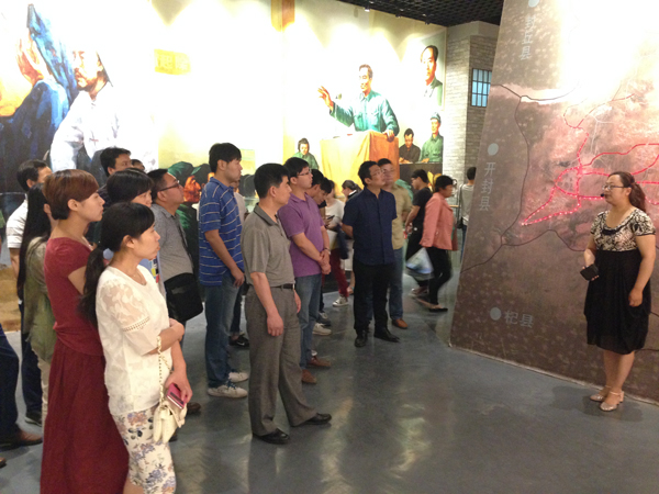 我院党支部组织教师党员参观焦裕禄纪念馆