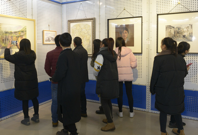 河南省第十一届水彩粉画作品展在我院艺术展览中心隆重开幕