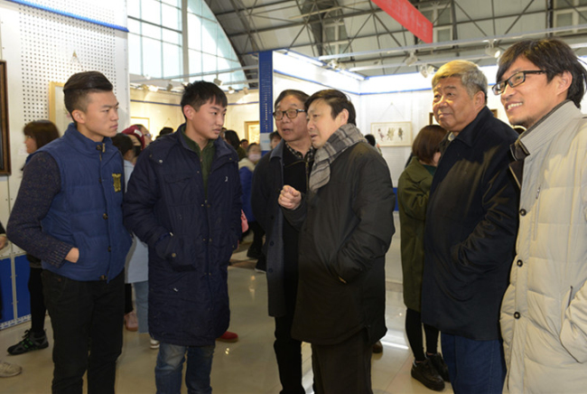 河南省第十一届水彩粉画作品展在我院艺术展览中心隆重开幕