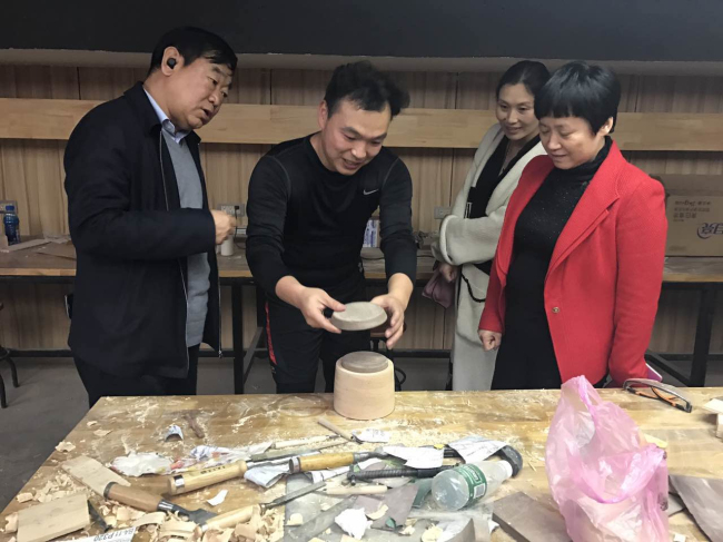 省招生办主任朱玉山一行来我院视察工作