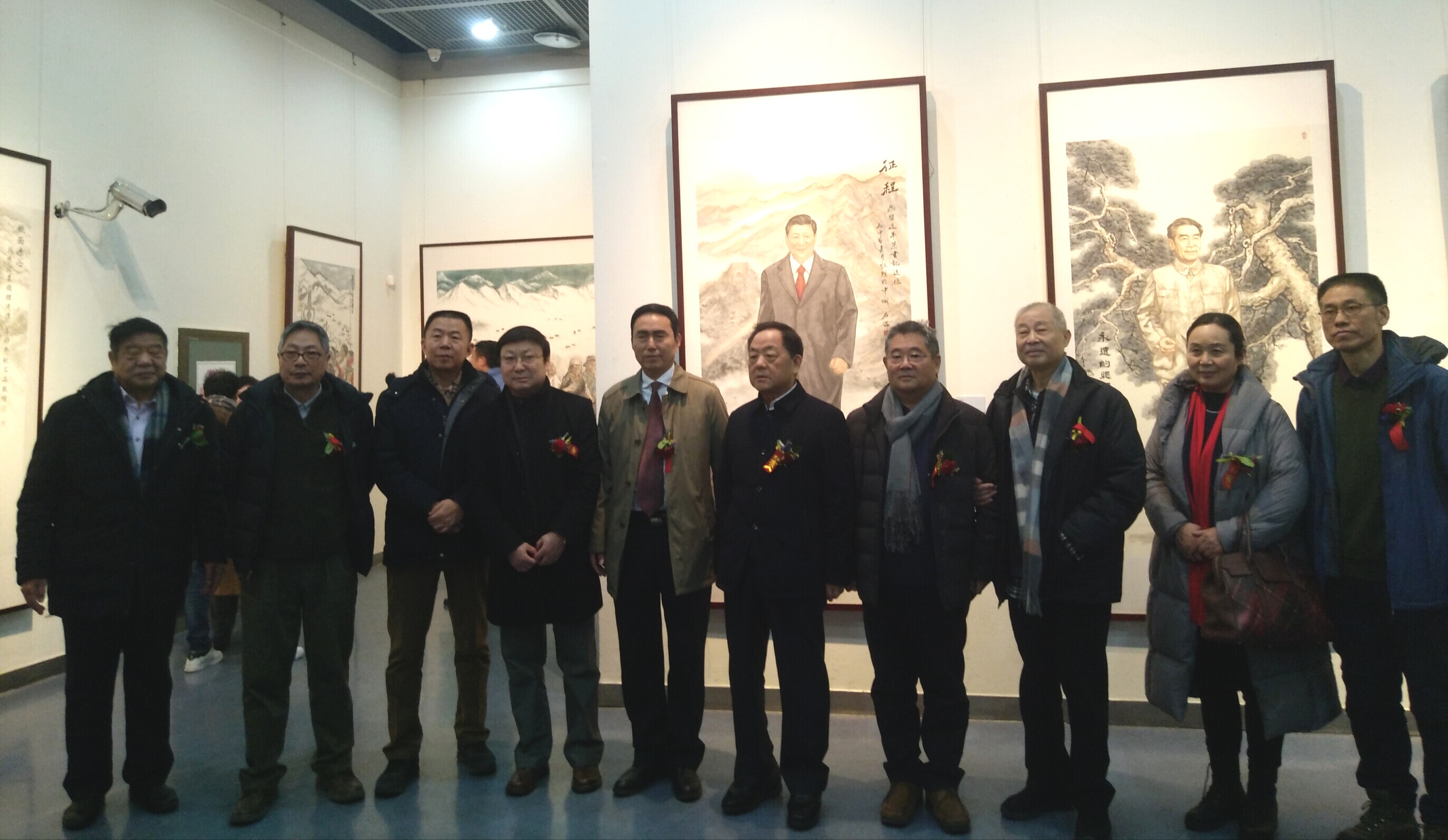 同庚同道同挥毫,鸣奏水墨交响曲——我院院长石品教授等四位画家“中国画作品展”在河南省美术馆隆重开幕 同庚同道同挥毫,鸣奏水墨交响曲——我院院长石品教授等四位画家“中国画作品展”在河南省美术馆隆重开幕