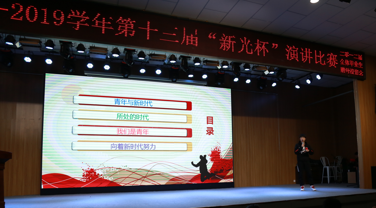 延续传承 不忘初心——“新光杯”演讲比赛圆满落幕