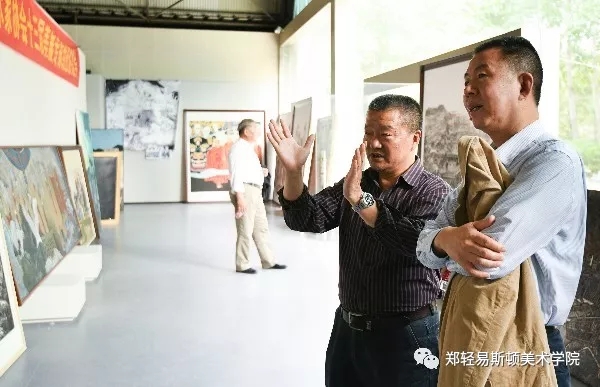 河南省美协专家团莅临我院指导备战第十三届全国美展工作