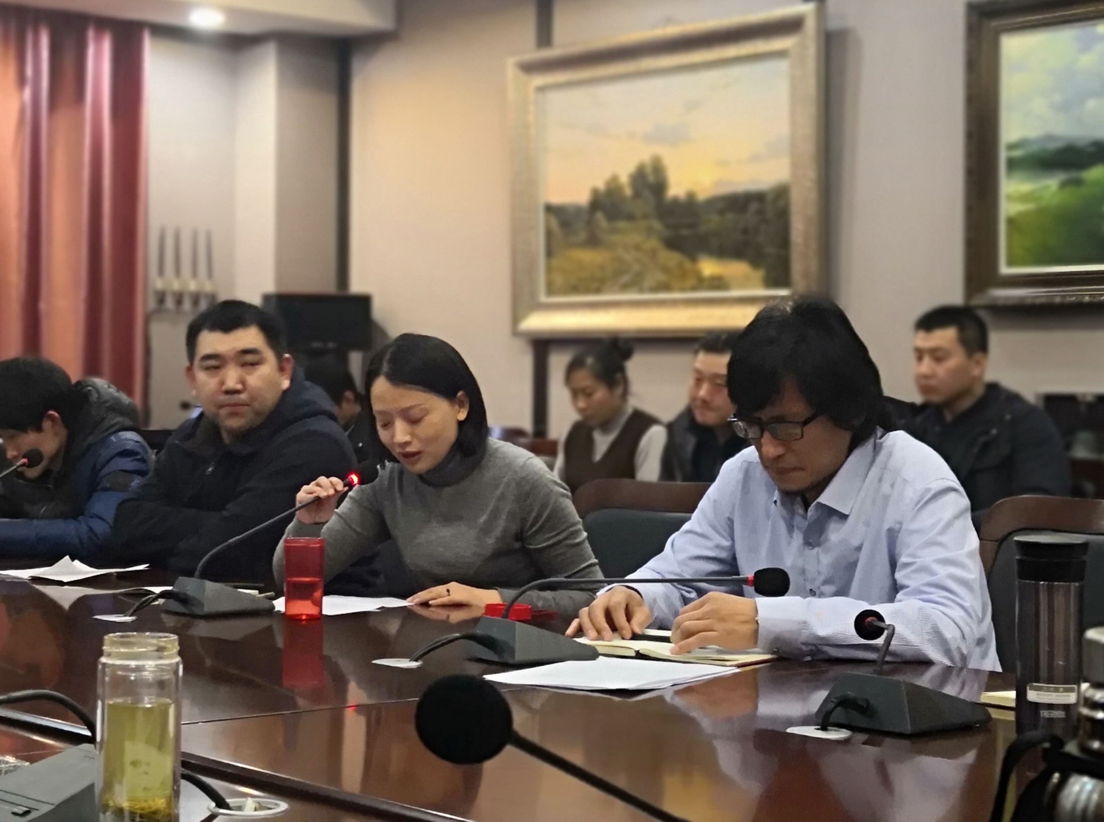 我院召开参加第十三届全国美术作品展工作总结会